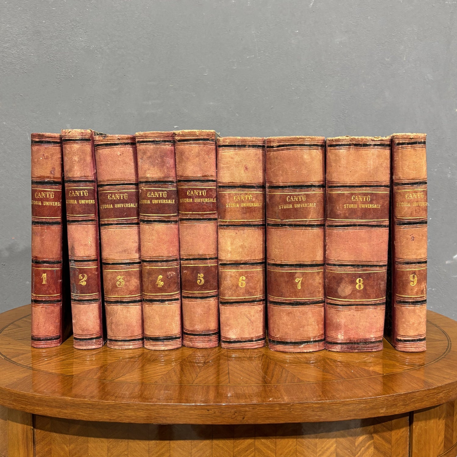 Collezione completa della "Storia Universale" di Cesare Cantù - Edizione Napoletana del 1847 - Vassallo Antiques Antiquariato Online