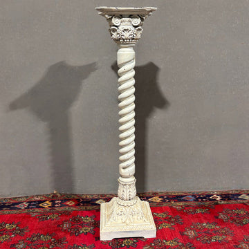 Colonna in legno intagliato XIX secolo - Vassallo Antiques Antiquariato Online