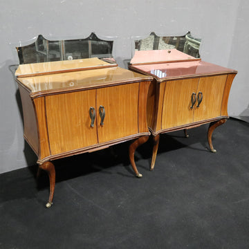 Elegantes Paar Nachttische aus den 60er Jahren