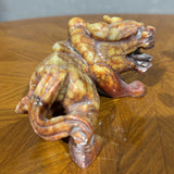 Coppia di Cani di Foo in pietra saponaria - Vassallo Antiques Antiquariato Online