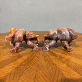 Coppia di Cani di Foo in pietra saponaria - Vassallo Antiques Antiquariato Online