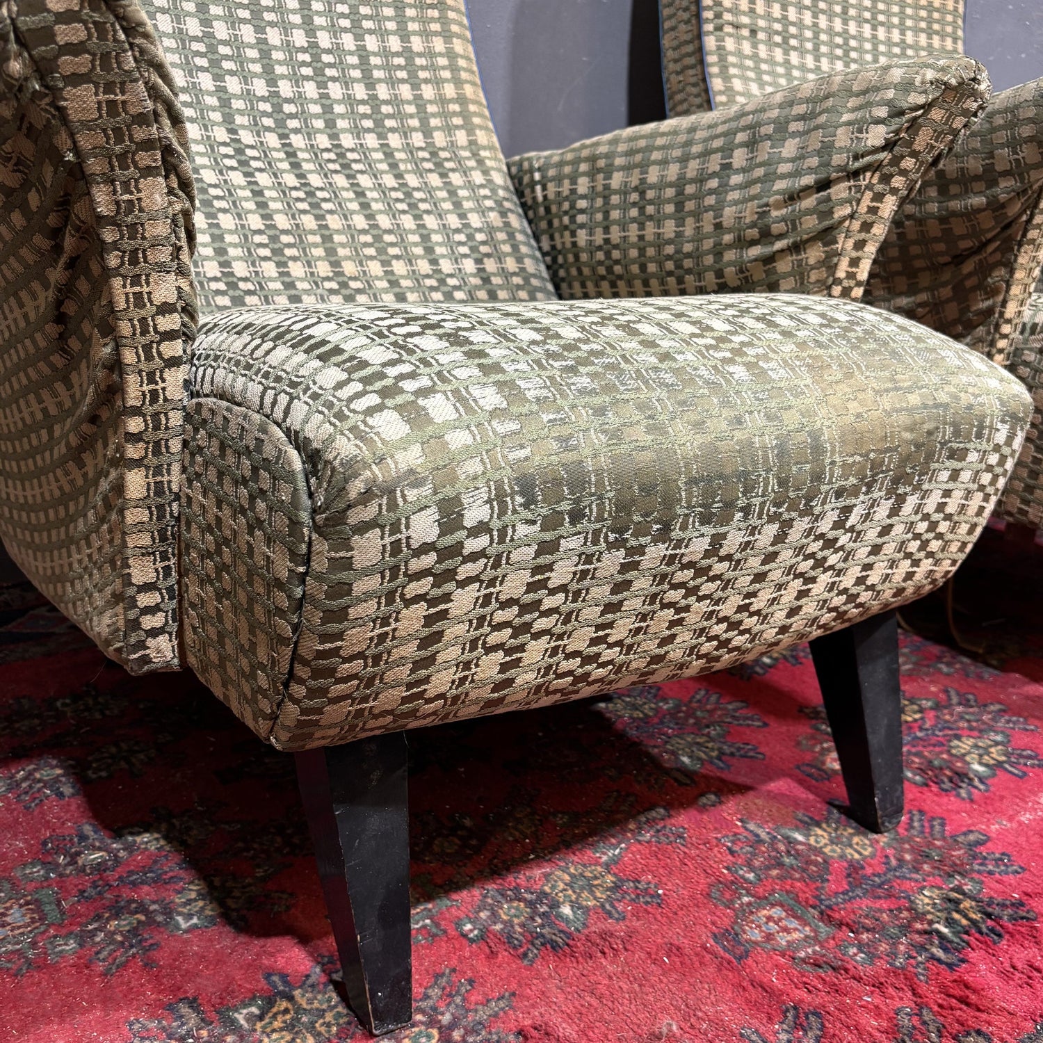 Coppia di poltrone di design anni '50 - Vassallo Antiques Antiquariato Online