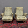 Coppia di poltrone di design anni '50
