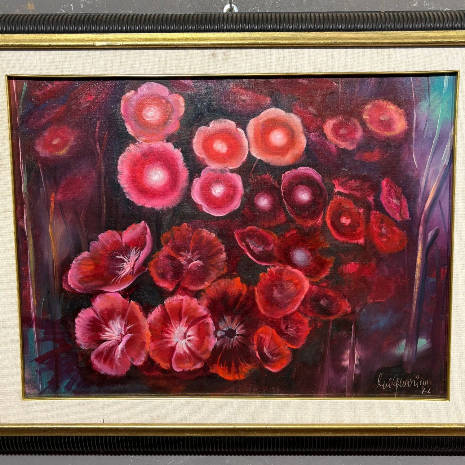 Dipinto ad olio "Fiori" - Vassallo Antiques Antiquariato Online