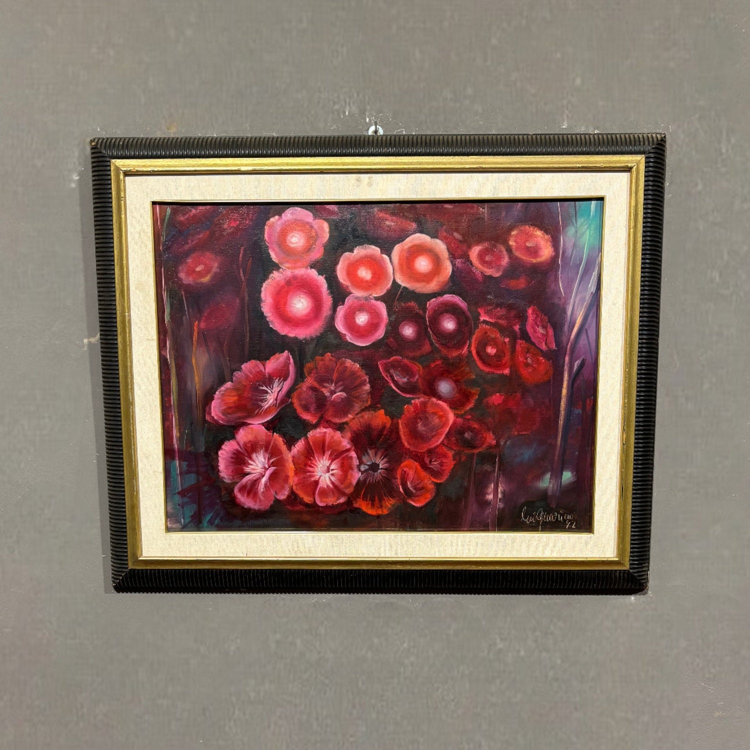 Dipinto ad olio "Fiori" - Vassallo Antiques Antiquariato Online