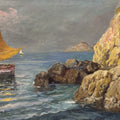 Dipinto marina Sorrentina fine XIX secolo - Vassallo Antiques Antiquariato Online