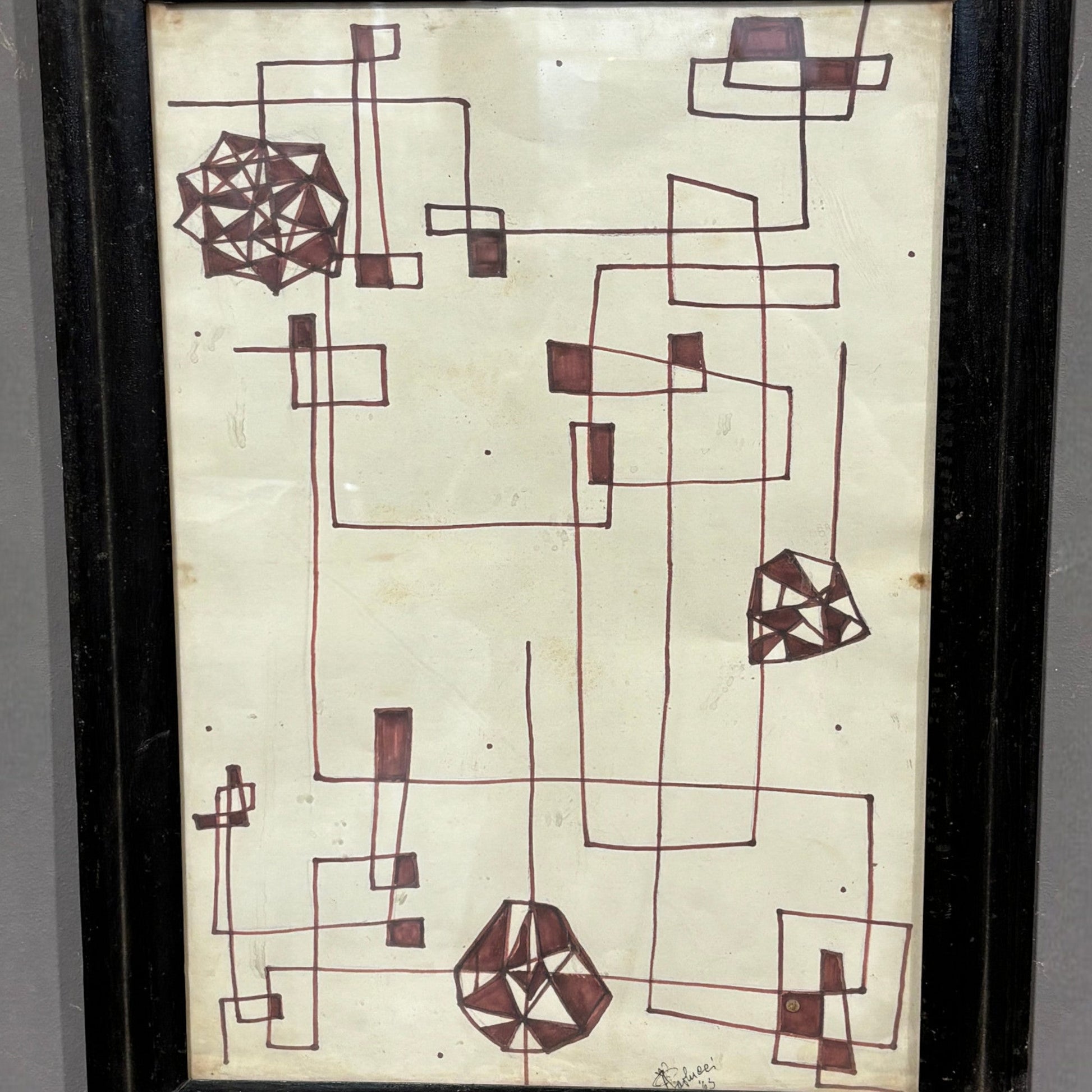Disegno grafico di design - Vassallo Antiques Antiquariato Online