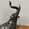 Antica scultura in bronzo fine XIX secolo