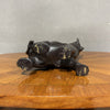 Antica scultura in bronzo fine XIX secolo