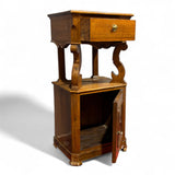Elegante Comodino a virgola fine '800 - Vassallo Antiques Antiquariato Online