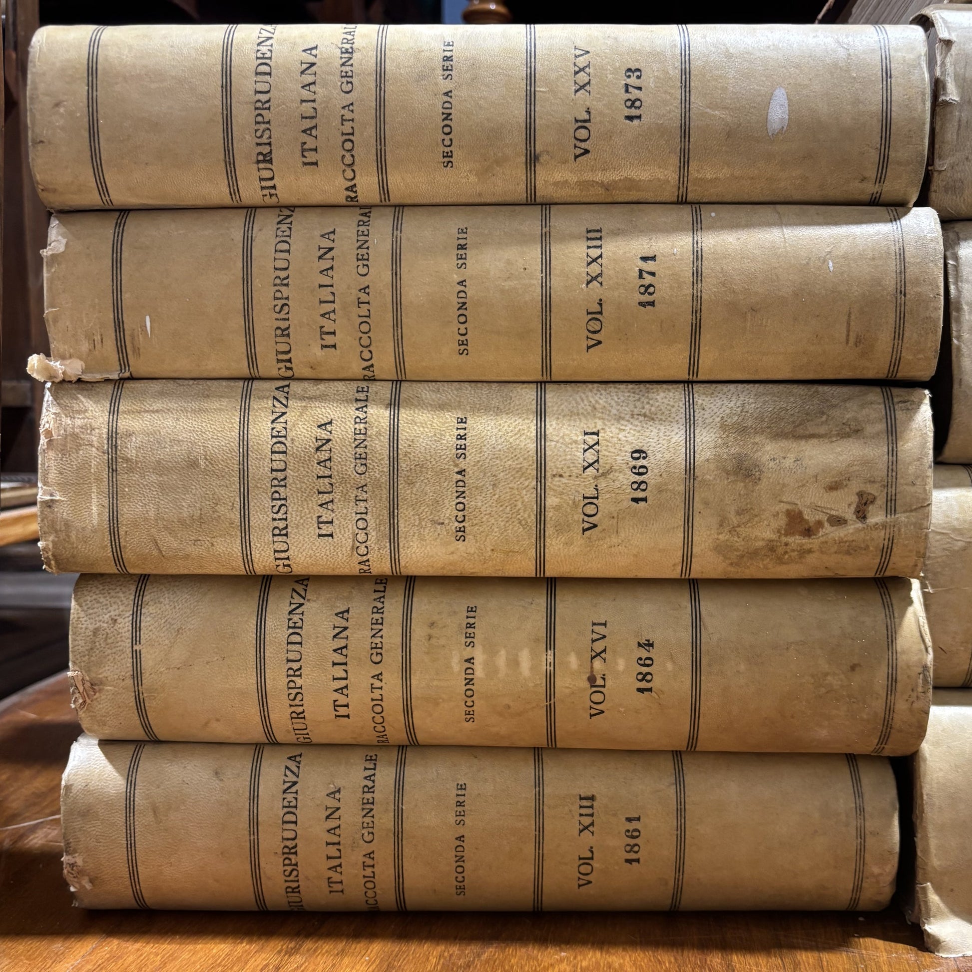 Giurisprudenza Italiana Raccolta Generale - 1862 - Vassallo Antiques Antiquariato Online