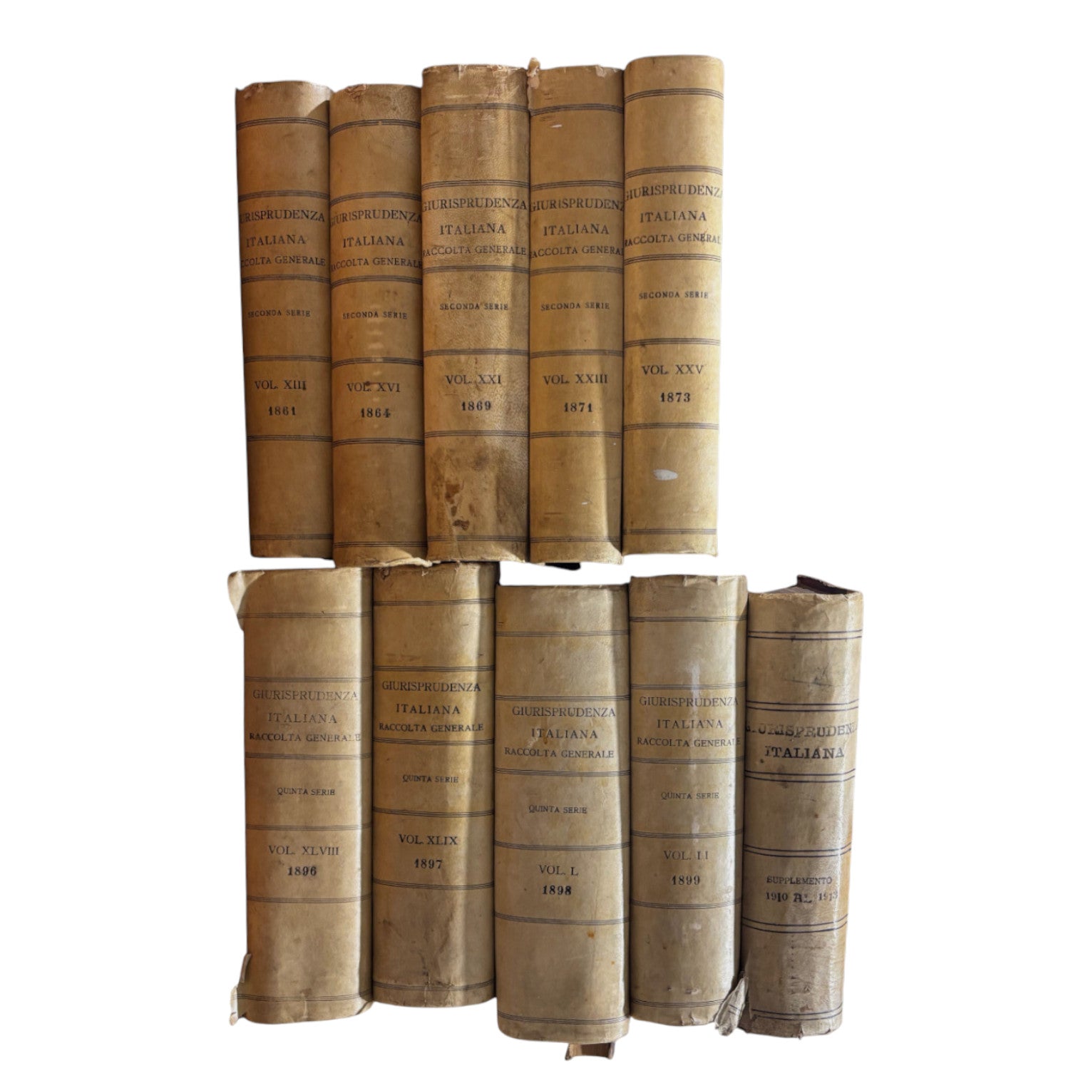 Giurisprudenza Italiana Raccolta Generale - 1862 - Vassallo Antiques Antiquariato Online