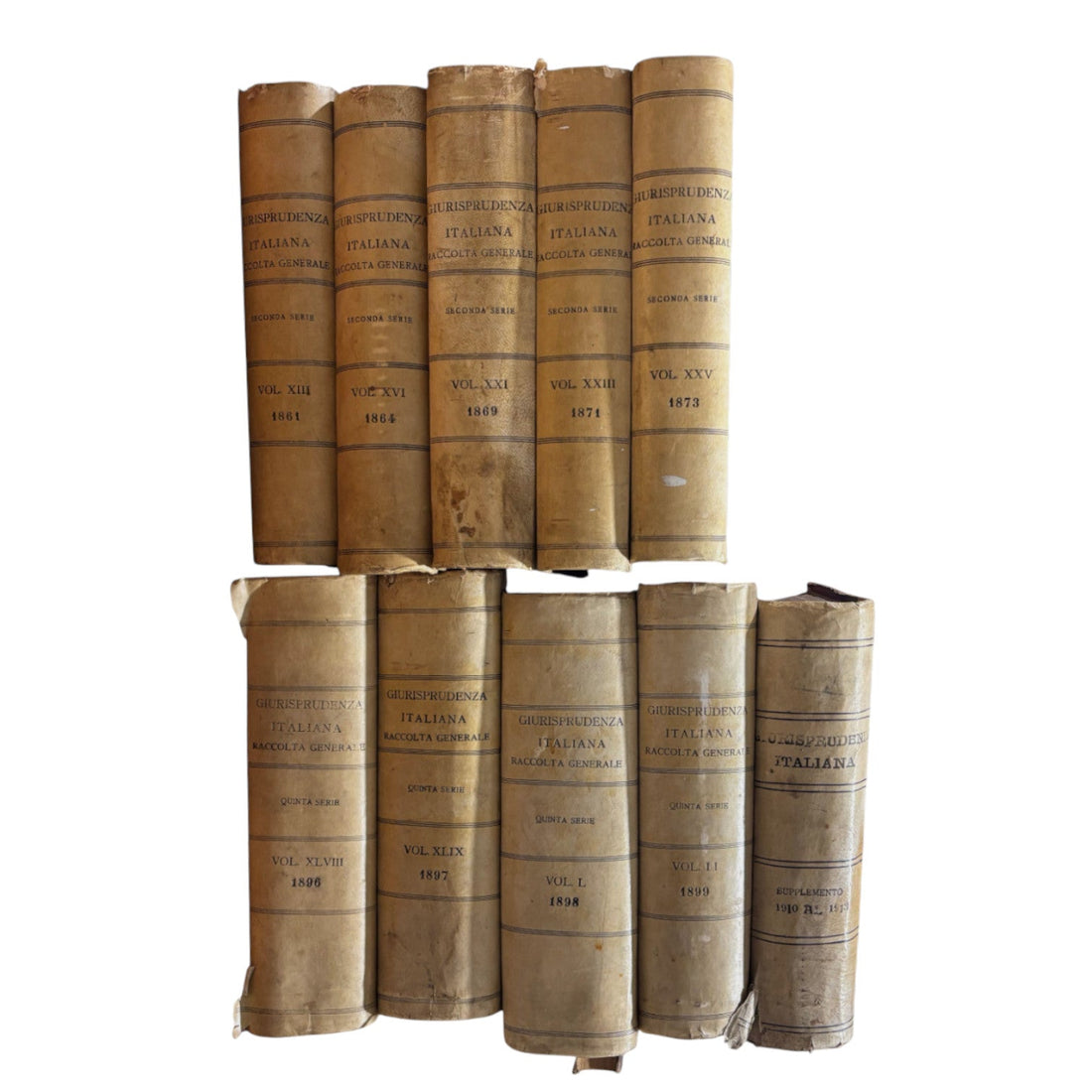 Giurisprudenza Italiana Raccolta Generale - 1862 - Vassallo Antiques Antiquariato Online