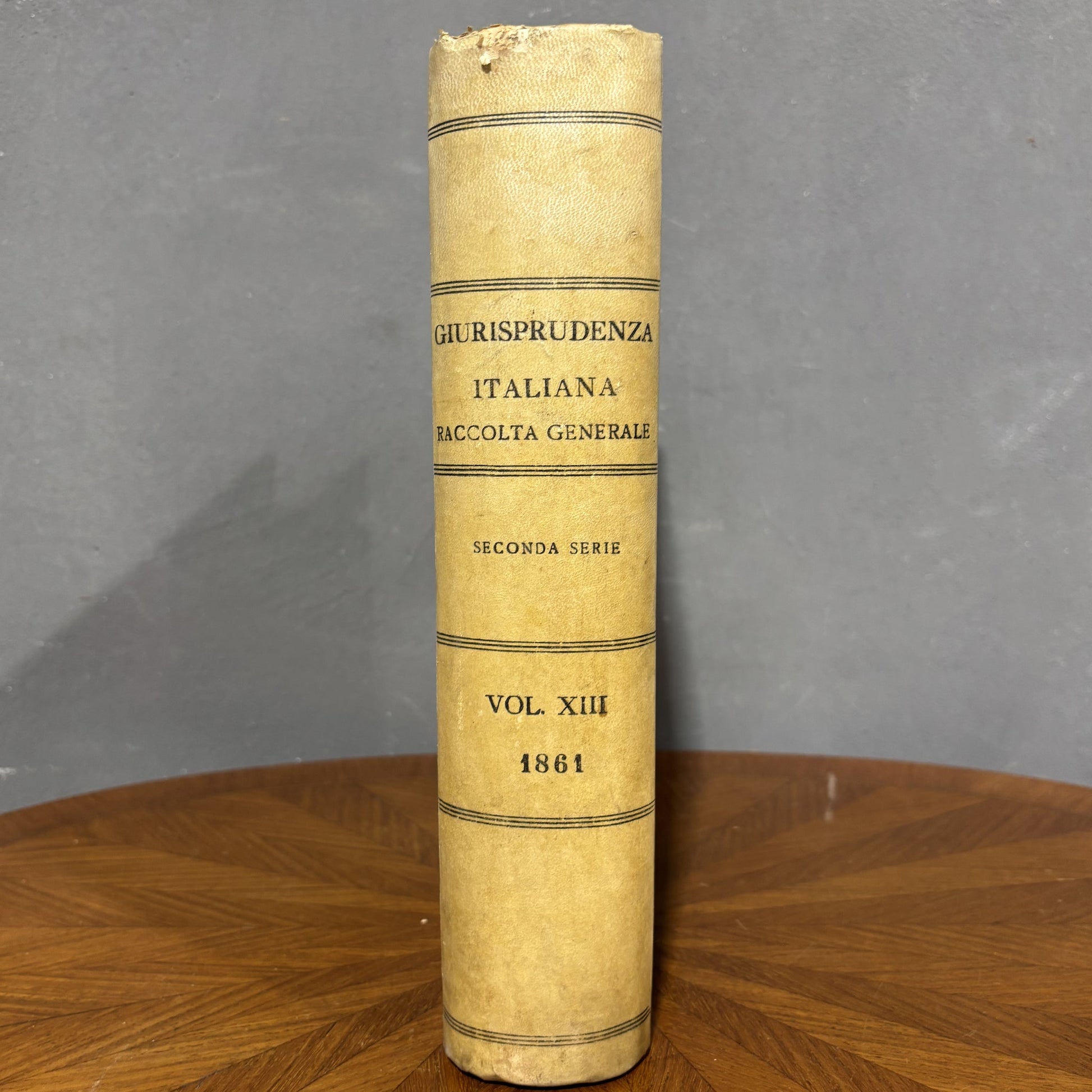 Giurisprudenza Italiana Raccolta Generale - 1862 - Vassallo Antiques Antiquariato Online