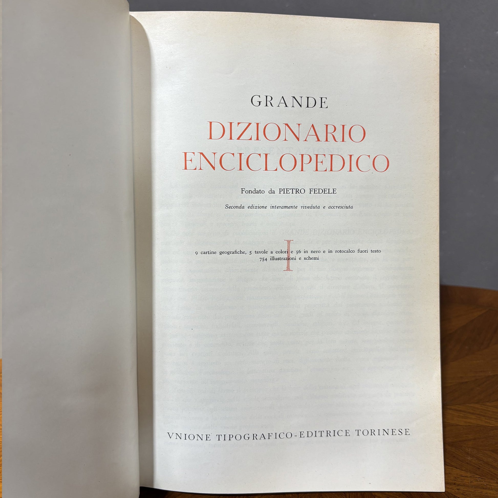 Grande Dizionario Enciclopedico - Utet - 1954 - Vassallo Antiques Antiquariato Online