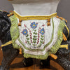 Grande Portavaso stool ceramica dipinta Hollywood Regency - Vassallo Antiques Antiquariato Online