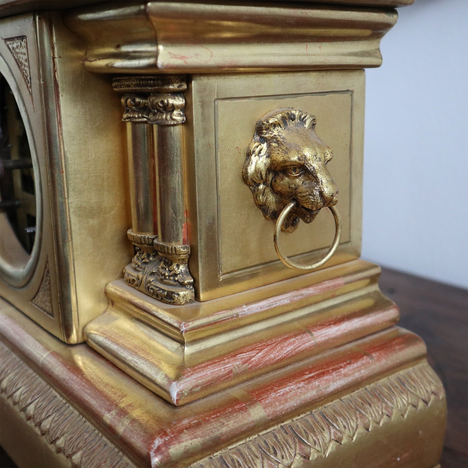 Grazioso Orologio in legno dorato - Vassallo Antiques Antiquariato Online