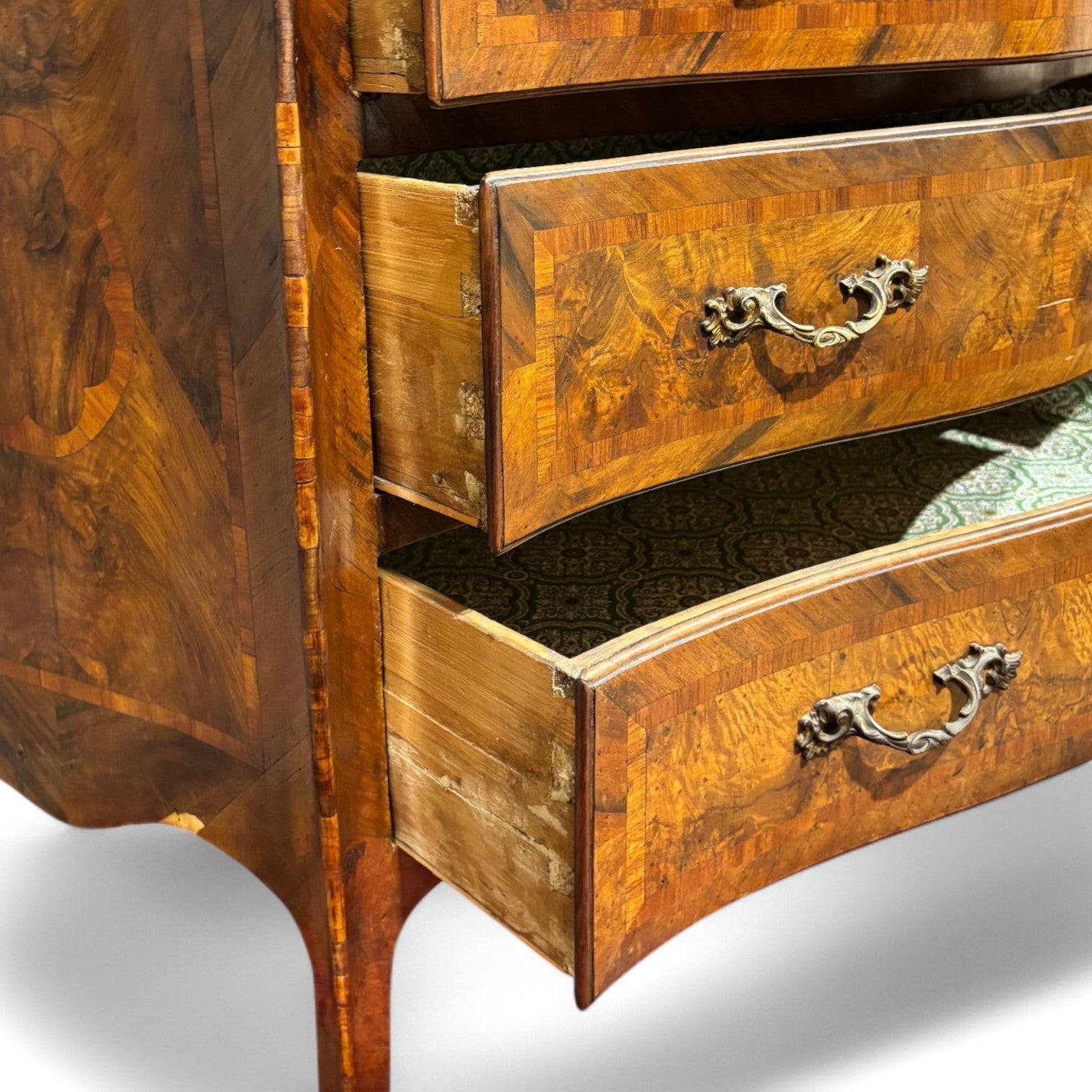 Importante Cassettone Luigi XV Intarsiato - Vassallo Antiques Antiquariato Online