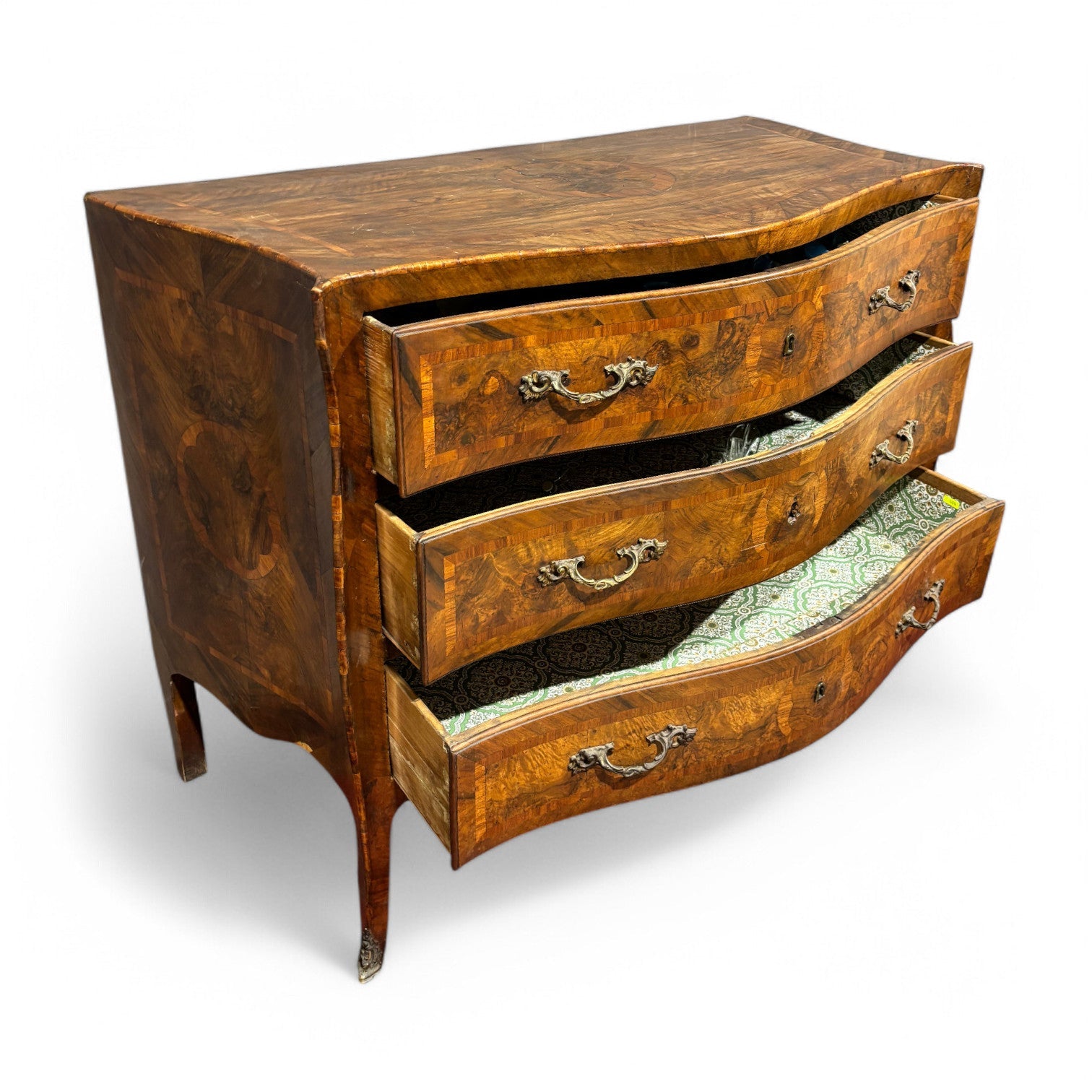 Importante Cassettone Luigi XV Intarsiato - Vassallo Antiques Antiquariato Online