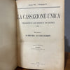La cassazione unica - Periodico giuridico di Roma - 1895 - Vassallo Antiques Antiquariato Online