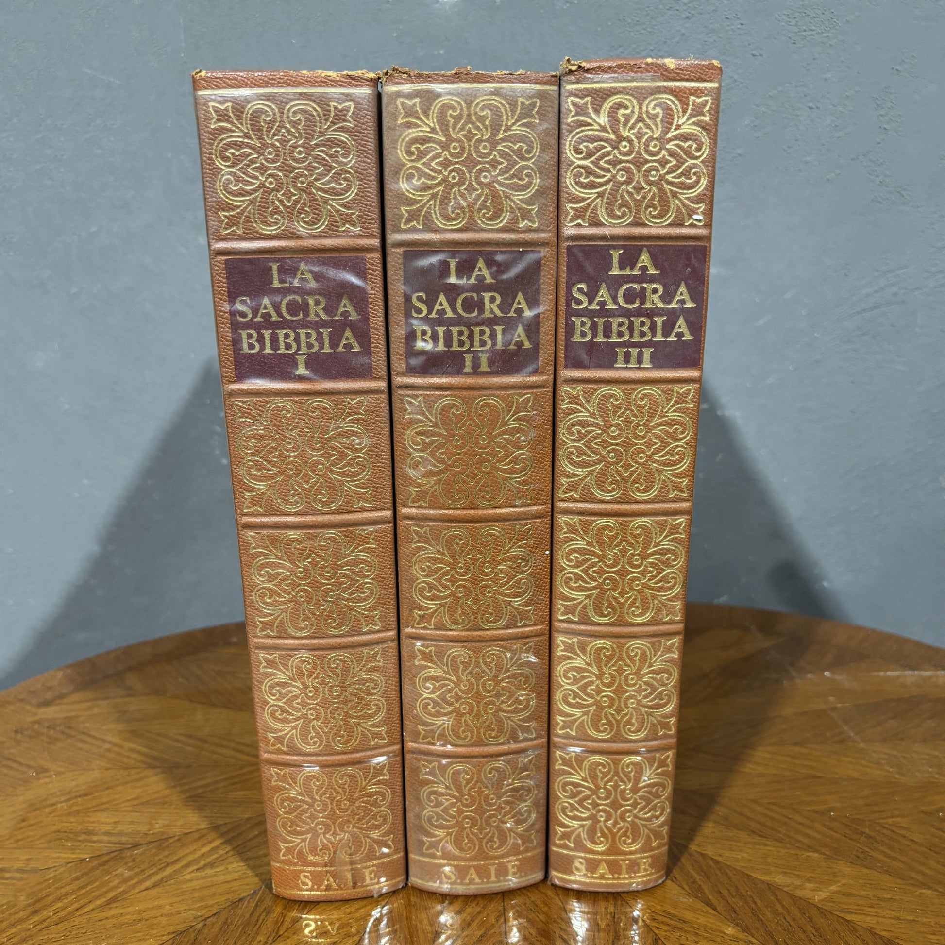 La Sacra Bibbia, SAIE Editrice 1959 - Vassallo Antiques Antiquariato Online