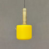 Lampada a sospensione in vetro giallo Stilnovo Vetro, 1950 circa - Vassallo Antiques Antiquariato Online
