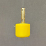 Lampada a sospensione in vetro giallo Stilnovo Vetro, 1950 circa - Vassallo Antiques Antiquariato Online