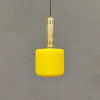 Lampada a sospensione in vetro giallo Stilnovo Vetro, 1950 circa - Vassallo Antiques Antiquariato Online