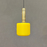 Lampada a sospensione in vetro giallo Stilnovo Vetro, 1950 circa - Vassallo Antiques Antiquariato Online