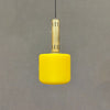 Lampada a sospensione in vetro giallo Stilnovo Vetro, 1950 circa - Vassallo Antiques Antiquariato Online
