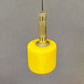 Lampada a sospensione in vetro giallo Stilnovo Vetro, 1950 circa - Vassallo Antiques Antiquariato Online