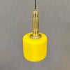 Lampada a sospensione in vetro giallo Stilnovo Vetro, 1950 circa - Vassallo Antiques Antiquariato Online