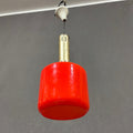 Lampada a sospensione in vetro rosso Stilnovo, 1950 circa - Vassallo Antiques Antiquariato Online