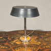 Lampada da Tavolo anni '60 in legno ed alluminio - Vassallo Antiques Antiquariato Online