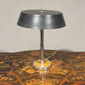 Lampada da Tavolo anni '60 in legno ed alluminio - Vassallo Antiques Antiquariato Online