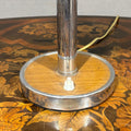 Lampada da Tavolo anni '60 in legno ed alluminio - Vassallo Antiques Antiquariato Online