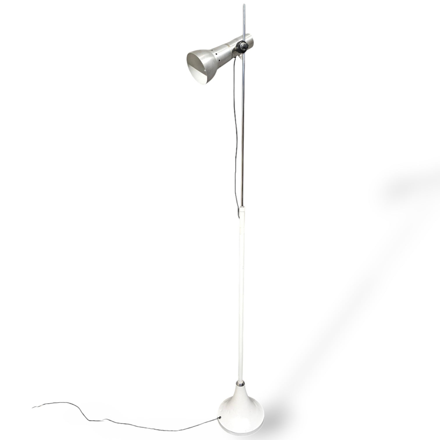 Lampada da terra in metallo, anni '70 - Vassallo Antiques Antiquariato Online