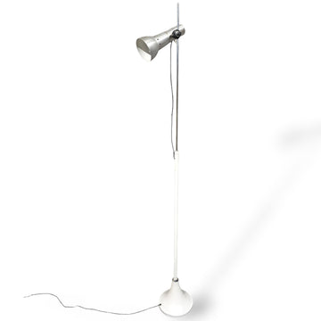 Lampada da terra in metallo, anni '70 - Vassallo Antiques Antiquariato Online