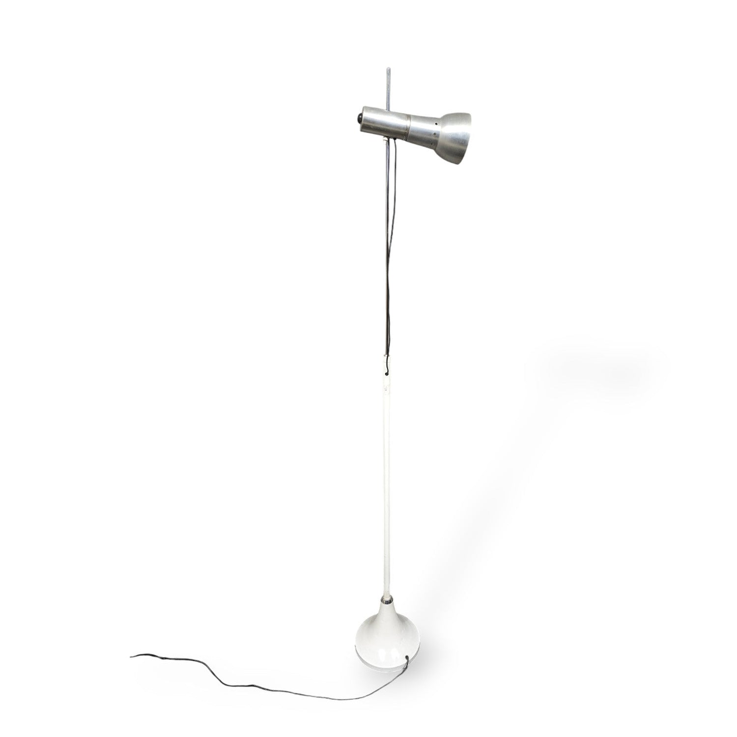 Lampada da terra in metallo, anni '70 - Vassallo Antiques Antiquariato Online