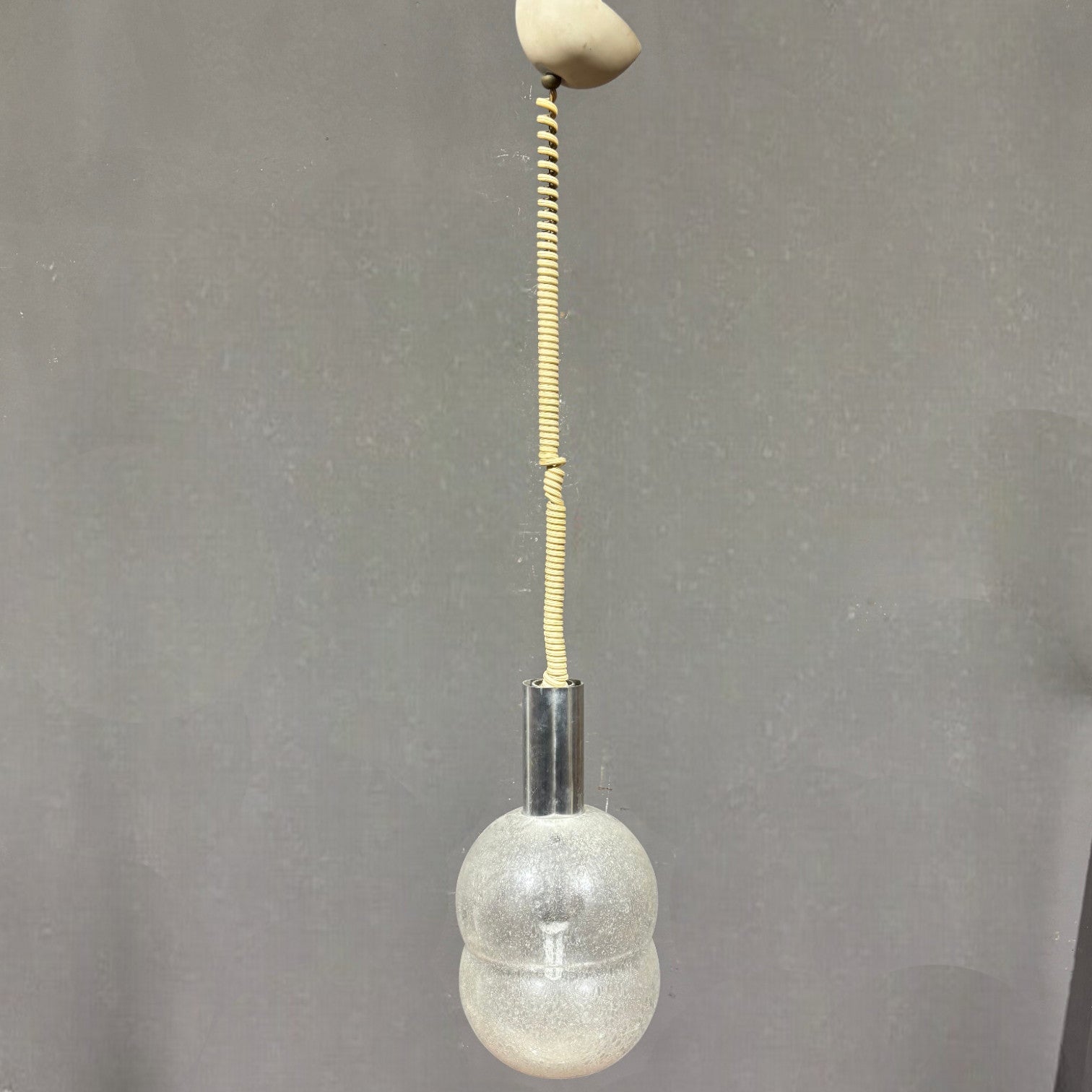 Lampadario Murano Bilobo di Tobia Scarpa Flos, anni '60 - Vassallo Antiques Antiquariato Online