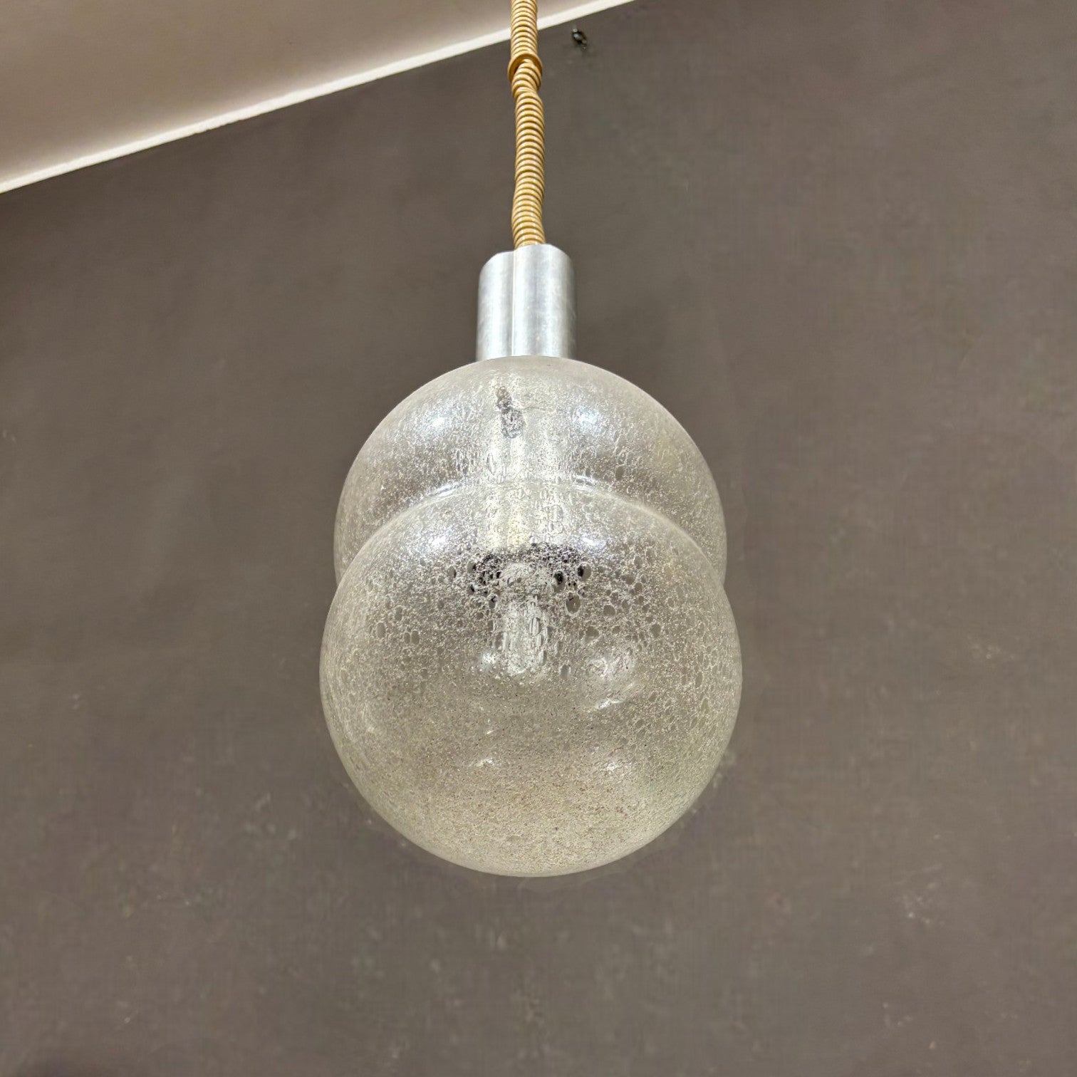 Lampadario Murano Bilobo di Tobia Scarpa Flos, anni '60 - Vassallo Antiques Antiquariato Online
