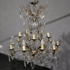 Antico Lampadario a gocce Liberty