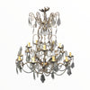 Antico Lampadario a gocce Liberty