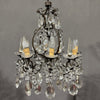 Antico Lampadario Liberty con pendenti