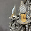 Antico Lampadario Liberty con pendenti