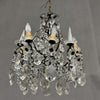 Antico Lampadario Liberty con pendenti