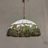 Lampadario "Handmade stained glass design Victoria" in stile Tiffany