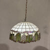 Lampadario "Handmade stained glass design Victoria" in stile Tiffany
