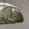 Lampadario "Handmade stained glass design Victoria" in stile Tiffany