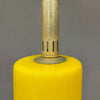 Lampada a sospensione in vetro giallo Stilnovo Vetro, 1950 circa